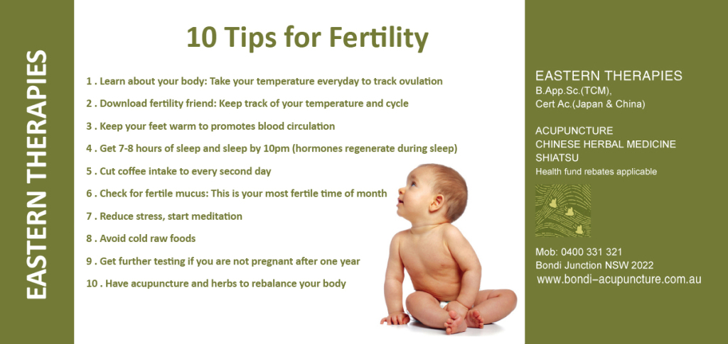 10 tips for fertility
