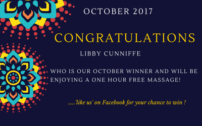 Our October massage winner!