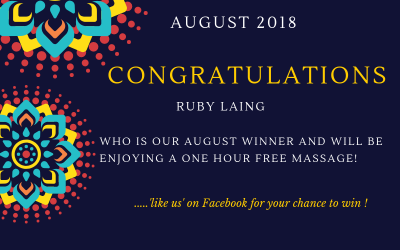 August 2018 massage winner