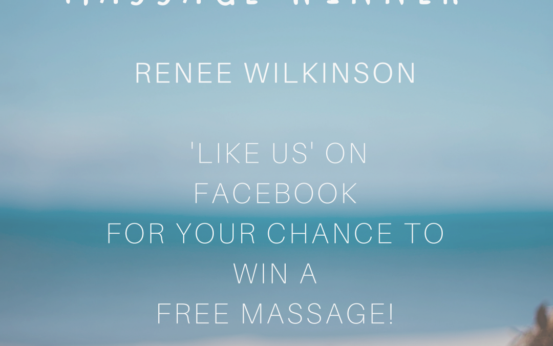 Our February massage winner