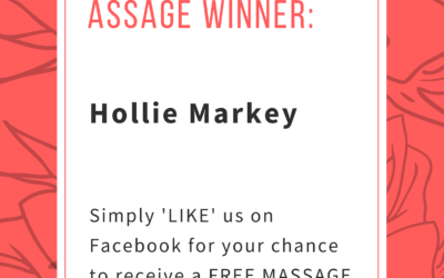 Massage Giveaway Winner: Hollie Markey