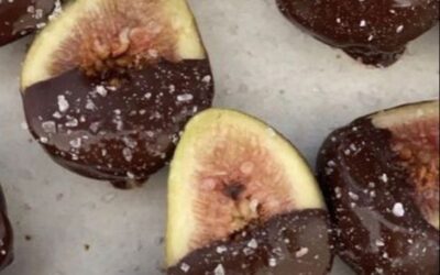 Chocolate Dipped Figs