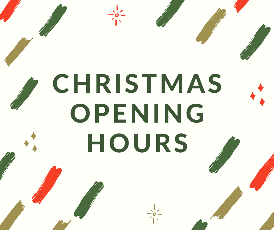 Holiday opening hours eastern therapies