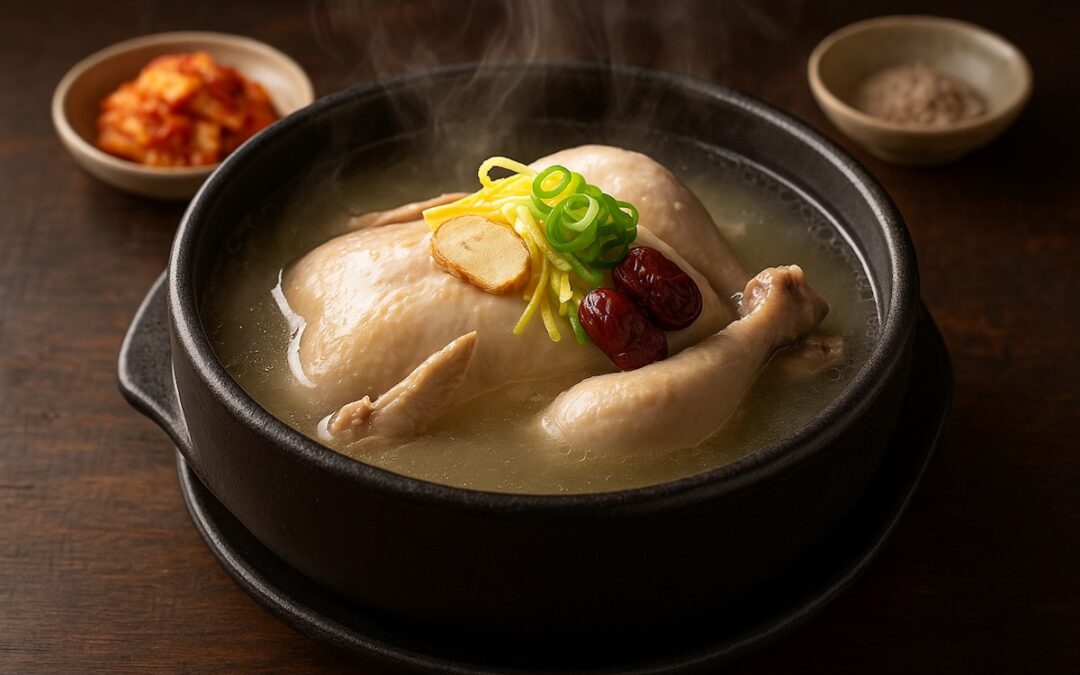 Korean Ginseng Chicken Soup (Samgyetang)