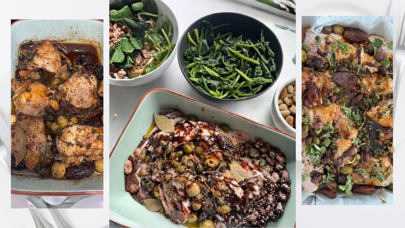 Chicken with Prunes and Olives