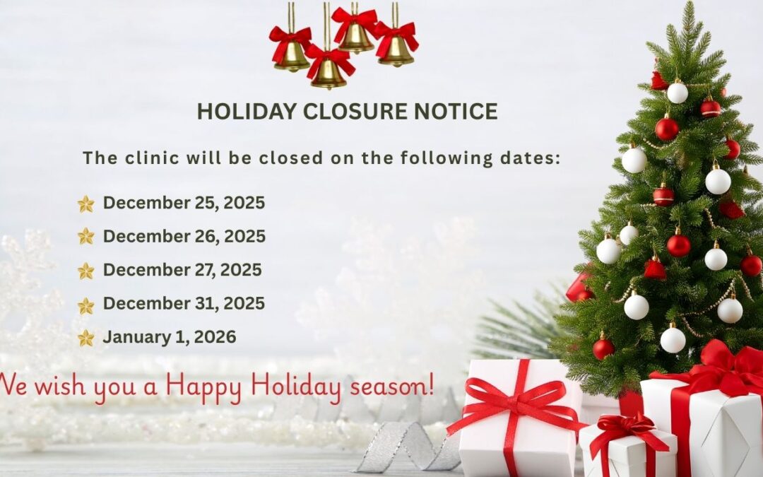 Eastern Therapies Holiday Closure Dates