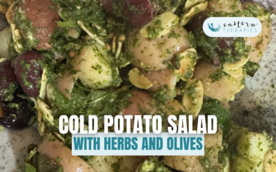 Cold Potato Salad with Herbs, Olives & a Little Science