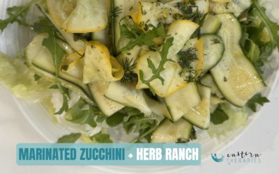 Marinated Zucchini with Herb Ranch & Tamari Almonds